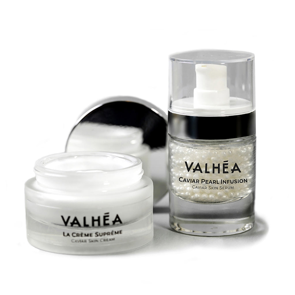 Valhéa, Valhéa beauty, soin visage, skincare product, cosmétique naturelle, sérum anti-âge, fête des mères, sérum peau régénérée, produit made in France, sérum luxe caviar, perle de caviar crème, caviar pearl infusion serum, crème anti-âge visage, face serum cream, sérum anti âge, sérum visage caviar, sérum à l’acide hyaluronique, acide hyaluronique visage, actifs anti âge, sérum fermeté, sérum jeunesse, soin anti âge, crème caviar visage